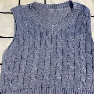 Blue sweater vest, Size Medium